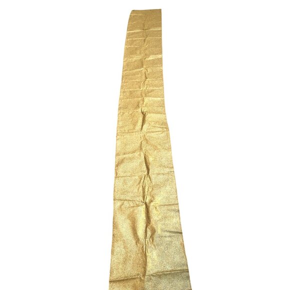 Long Gold Shimmering Fabric Runner For Events Or Home Décor - Picture 1 of 3